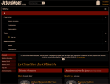 Tablet Screenshot of jesuismort.com